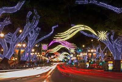 Málaga Christmas lights