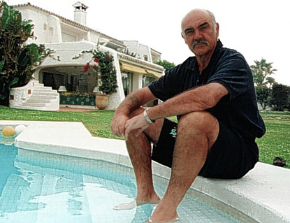 Celebrities on the Costa del Sol, Sean Connery