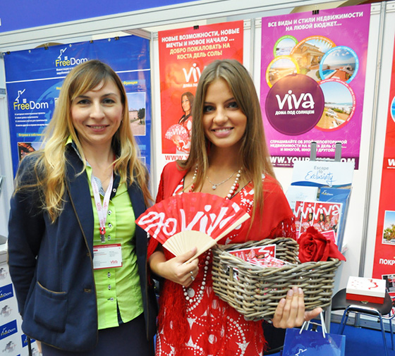 The VIVA stand at DomExpo