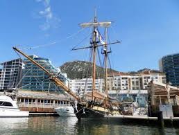 The replica of the schooner Pickle in Gibraltar