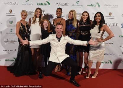 Ronan Keating was the star turn at this year's Global Gift Gala in Marbella.